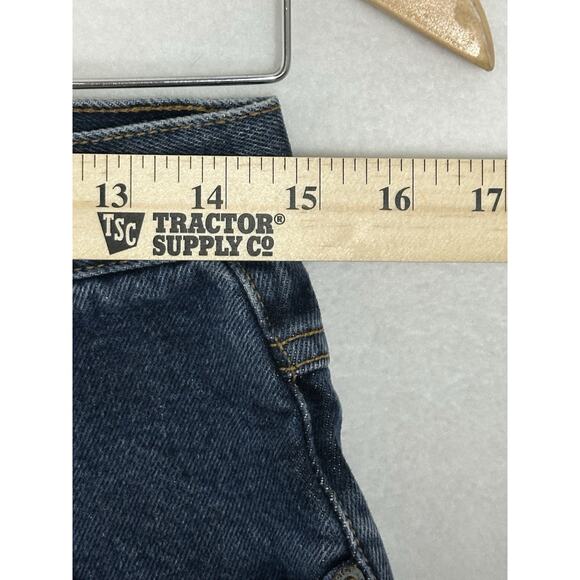 Vintage CALVIN KLEIN Dark Wash Straight Fit Size 12 90’s Made in USA EUC - Picture 7 of 11